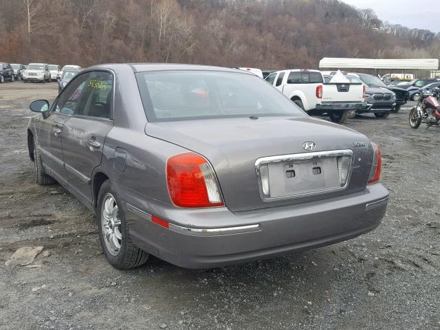 KMHFU45E54A336989 - 2004 HYUNDAI XG 350 GRAY photo 3