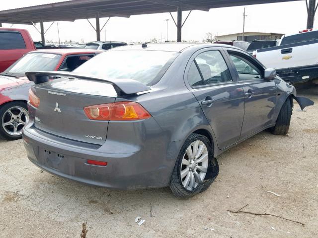 JA3AU86W19U007787 - 2009 MITSUBISHI LANCER GTS GRAY photo 4