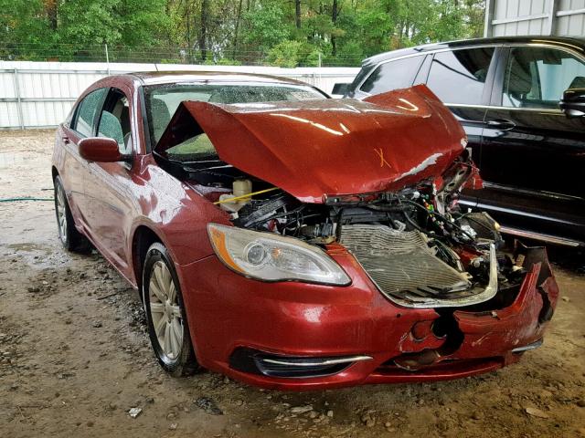 1C3CCBBB6DN599921 - 2013 CHRYSLER 200 TOURIN RED photo 1