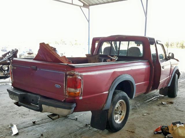 1FTCR11X3RUC56014 - 1994 FORD RANGER RED photo 4