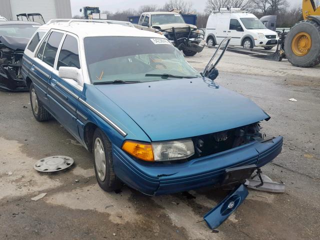 1FASP15J8TW156306 - 1996 FORD ESCORT LX BLUE photo 1