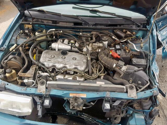 1FASP15J8TW156306 - 1996 FORD ESCORT LX BLUE photo 7