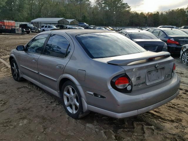 JN1CA31A21T112515 - 2001 NISSAN MAXIMA GXE GRAY photo 3