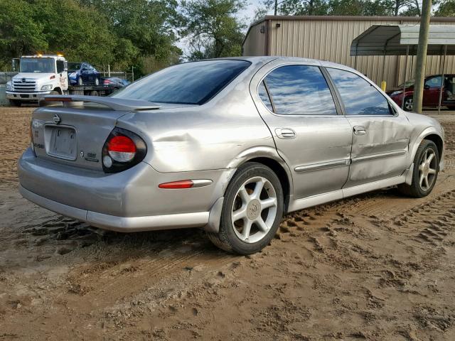 JN1CA31A21T112515 - 2001 NISSAN MAXIMA GXE GRAY photo 4