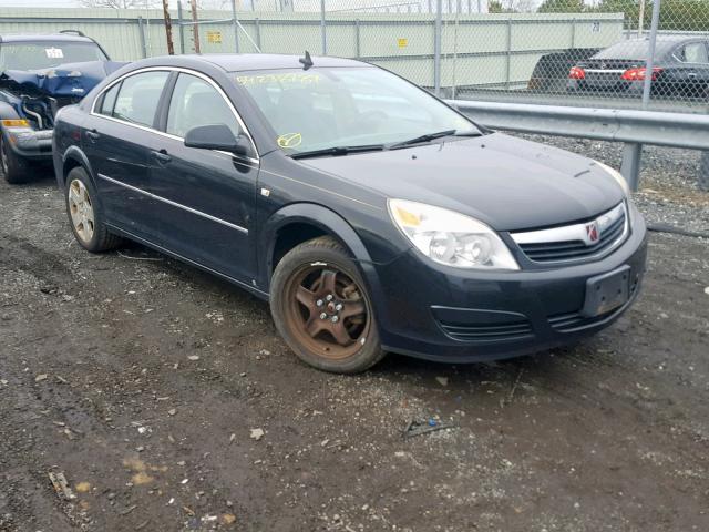 1G8ZS57B68F253400 - 2008 SATURN AURA XE BLACK photo 1