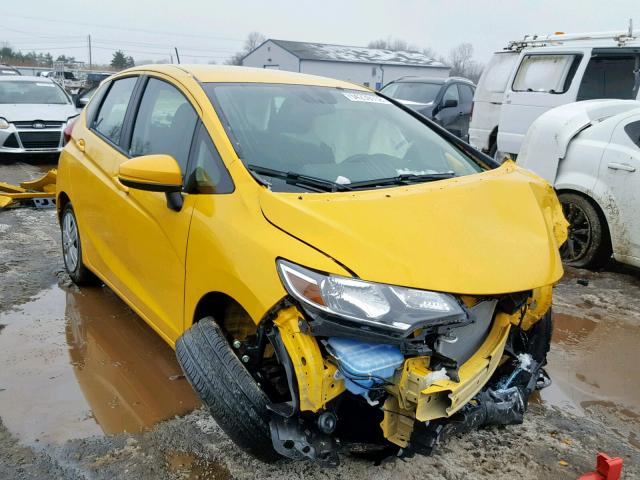 3HGGK5H47JM721624 - 2018 HONDA FIT LX YELLOW photo 1