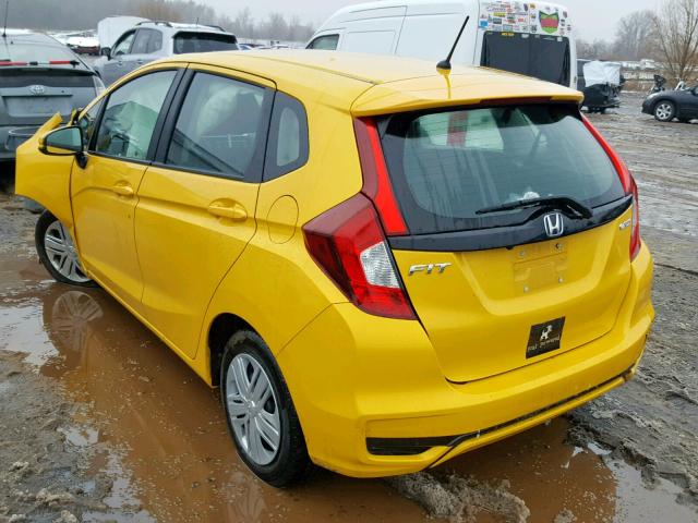 3HGGK5H47JM721624 - 2018 HONDA FIT LX YELLOW photo 3