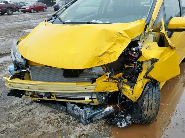 3HGGK5H47JM721624 - 2018 HONDA FIT LX YELLOW photo 9