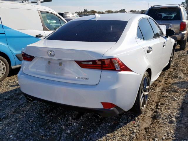 JTHBF1D25E5029365 - 2014 LEXUS IS 250 WHITE photo 4