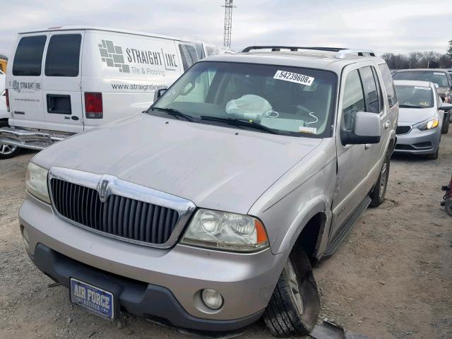 5LMEU68H13ZJ25833 - 2003 LINCOLN AVIATOR 米色 照片 2