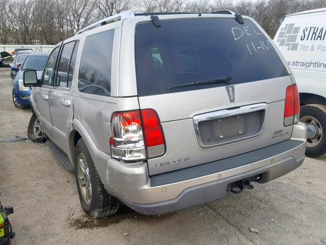 5LMEU68H13ZJ25833 - 2003 LINCOLN AVIATOR 米色 照片 3