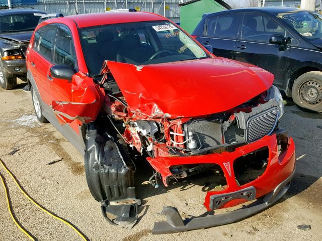 5Y2SL63875Z468766 - 2005 PONTIAC VIBE RED photo 1