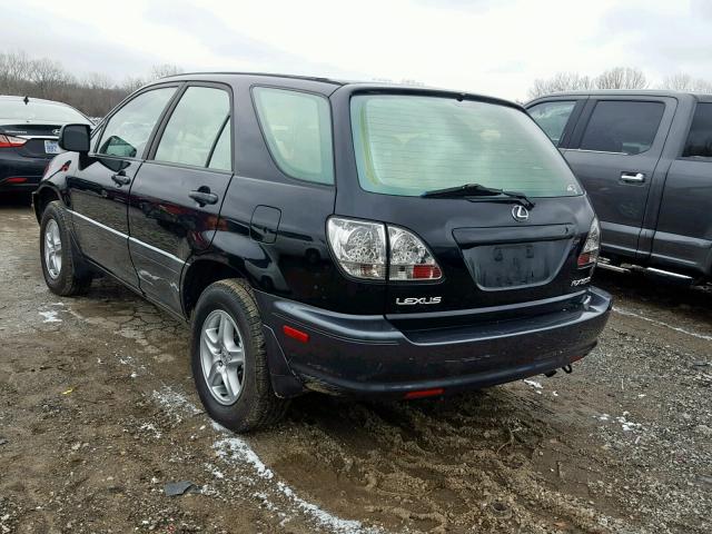 JT6HF10U6X0063907 - 1999 LEXUS RX 300 BLACK photo 3