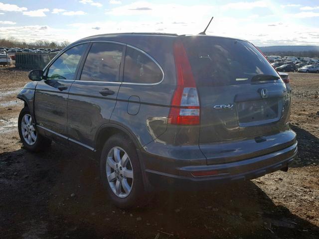 5J6RE4H41BL115287 - 2011 HONDA CR-V SE BLACK photo 3