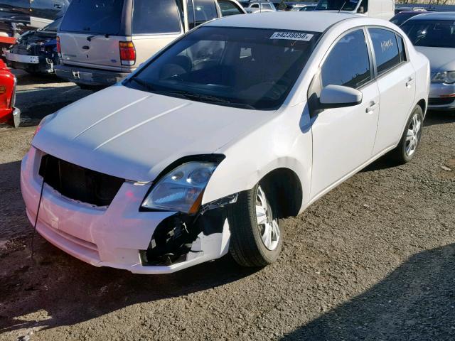 3N1AB61E77L600834 - 2007 NISSAN SENTRA 2.0 WHITE photo 2