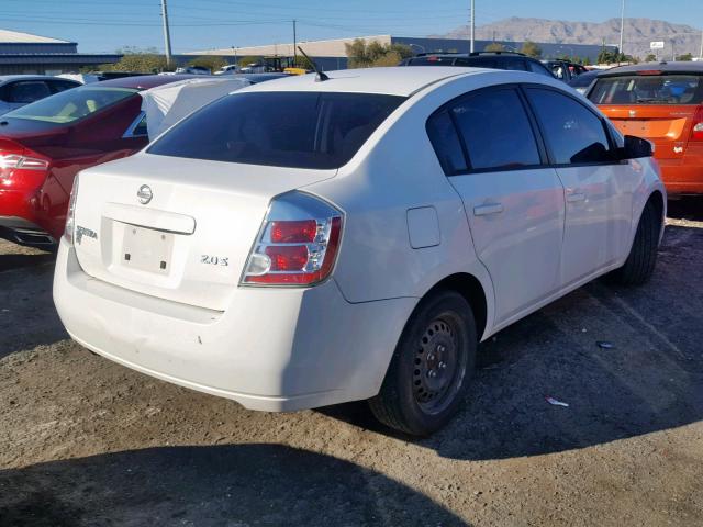 3N1AB61E77L600834 - 2007 NISSAN SENTRA 2.0 WHITE photo 4