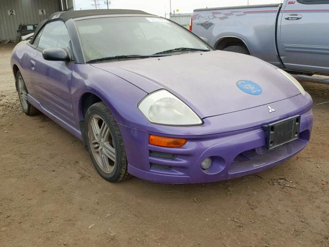 4A3AE55H23E088409 - 2003 MITSUBISHI ECLIPSE SP PURPLE photo 1