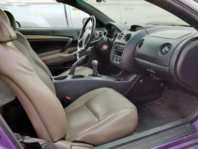 4A3AE55H23E088409 - 2003 MITSUBISHI ECLIPSE SP PURPLE photo 5