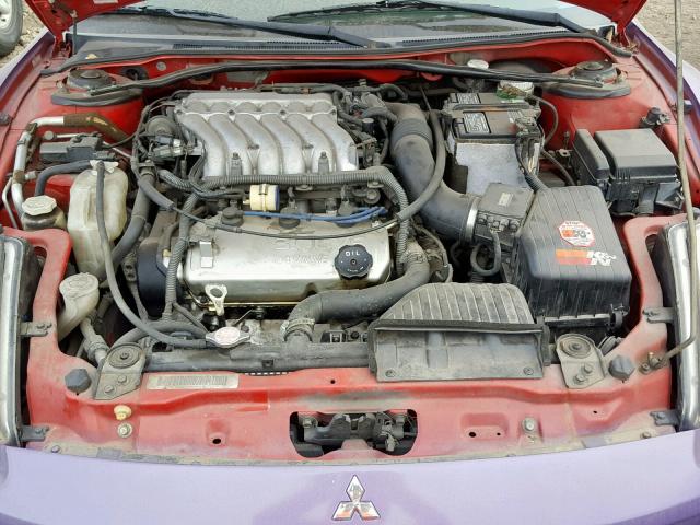 4A3AE55H23E088409 - 2003 MITSUBISHI ECLIPSE SP PURPLE photo 7