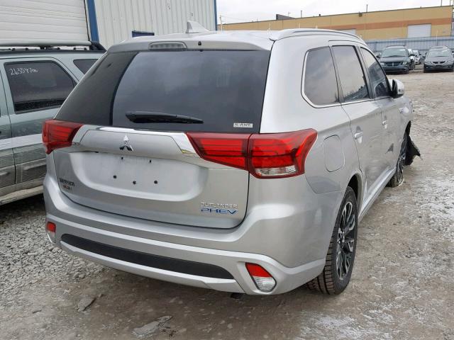 JA4J24A54JZ612435 - 2018 MITSUBISHI OUTLANDER SILVER photo 4