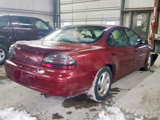 1G2WK52J93F133465 - 2003 PONTIAC GRAND PRIX RED photo 4