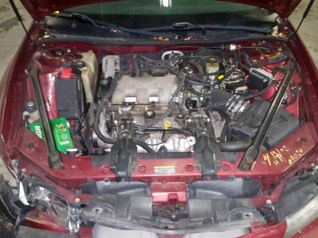 1G2WK52J93F133465 - 2003 PONTIAC GRAND PRIX RED photo 7