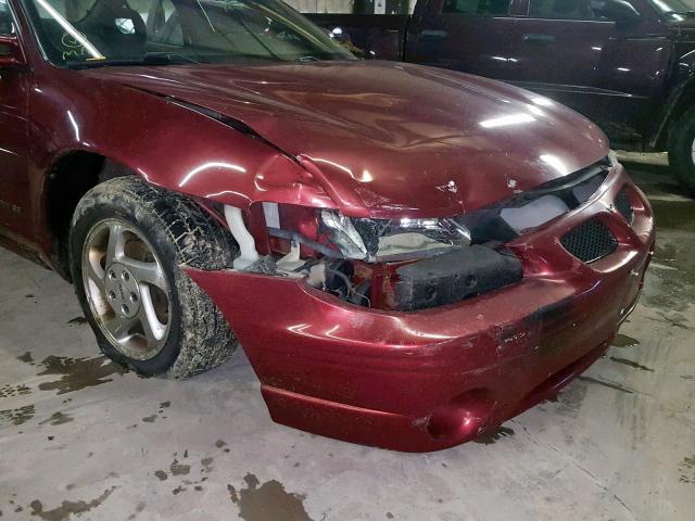 1G2WK52J93F133465 - 2003 PONTIAC GRAND PRIX RED photo 9