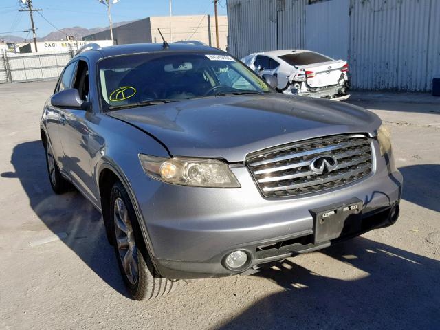 JNRAS08UX5X105343 - 2005 INFINITI FX35 SILVER photo 1