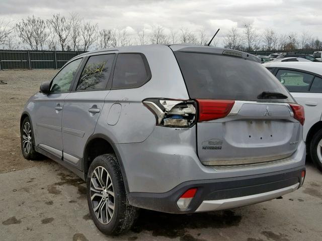 JA4AD2A36GZ009489 - 2016 MITSUBISHI OUTLANDER SILVER photo 3