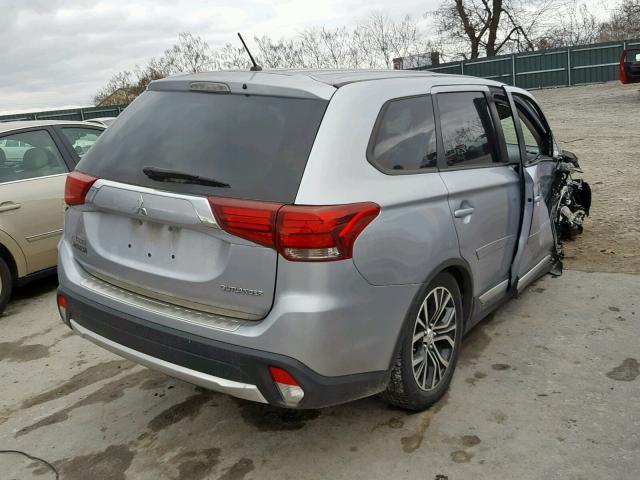 JA4AD2A36GZ009489 - 2016 MITSUBISHI OUTLANDER SILVER photo 4