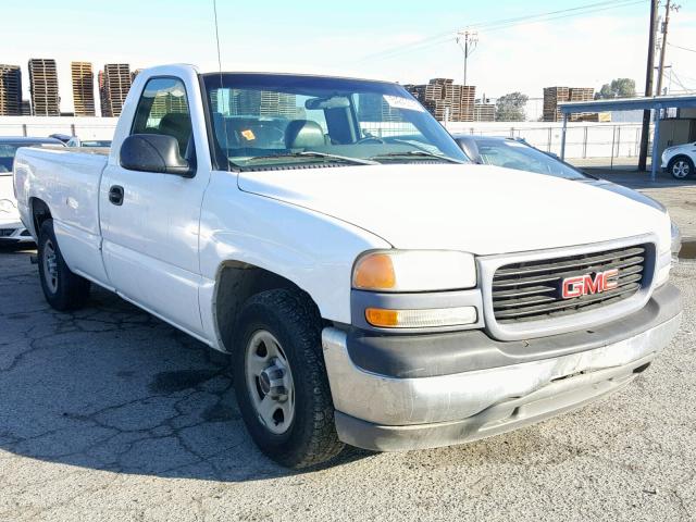 1GTEC14V82Z900457 - 2002 GMC NEW SIERRA WHITE photo 1