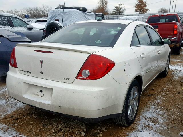 1G2ZH528754169470 - 2005 PONTIAC G6 GT WHITE photo 4