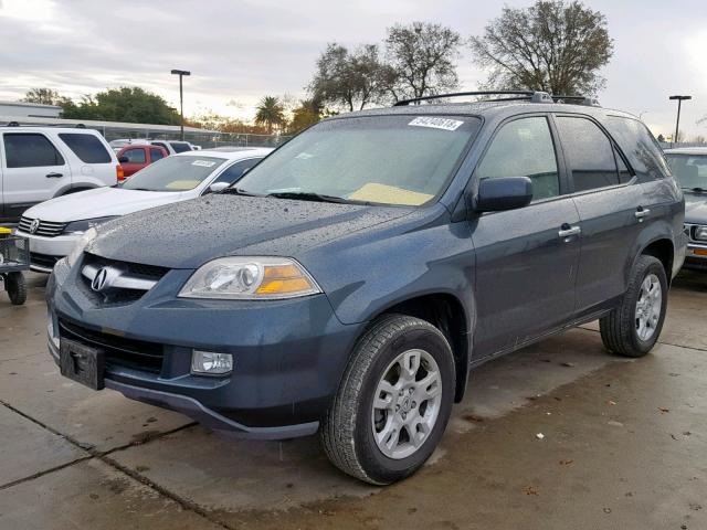 2HNYD18886H506097 - 2006 ACURA MDX TOURIN GRAY photo 2