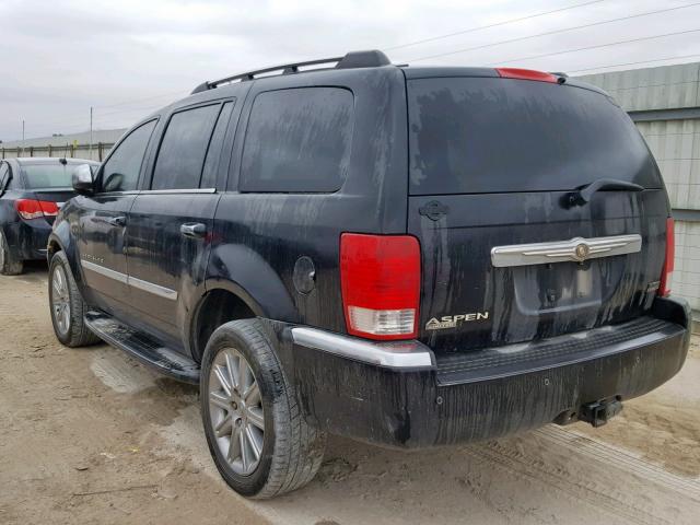 1A8HX582X7F525374 - 2007 CHRYSLER ASPEN LIMI BLACK photo 3