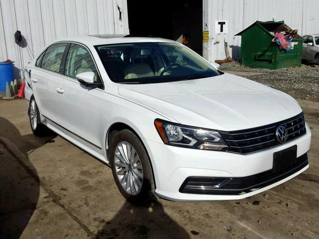 1VWBT7A37HC035255 - 2017 VOLKSWAGEN PASSAT SE WHITE photo 1