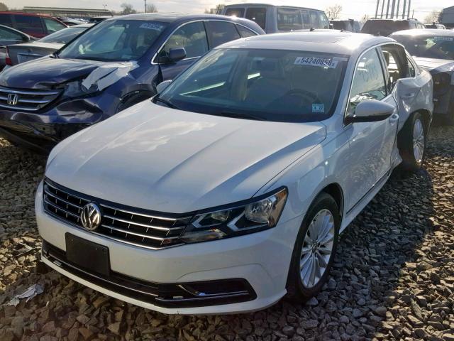 1VWBT7A37HC035255 - 2017 VOLKSWAGEN PASSAT SE WHITE photo 2