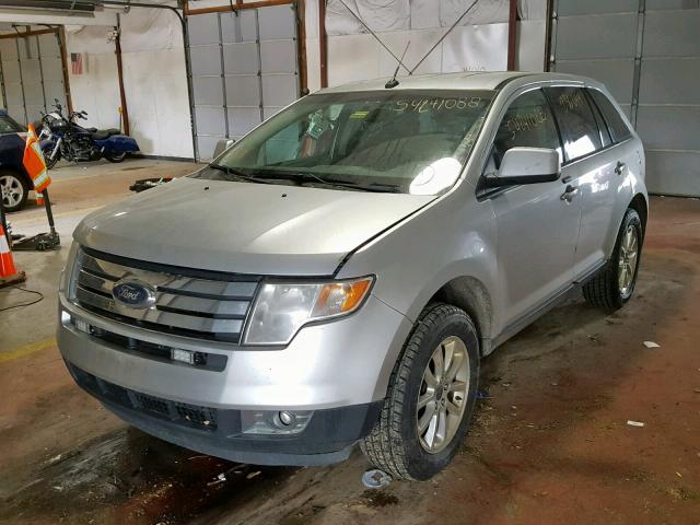 2FMDK4JC5ABA40551 - 2010 FORD EDGE SEL SILVER photo 2