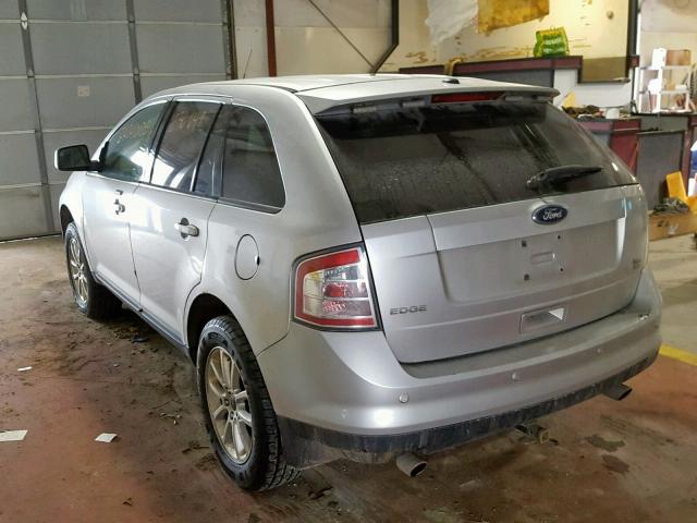 2FMDK4JC5ABA40551 - 2010 FORD EDGE SEL SILVER photo 3