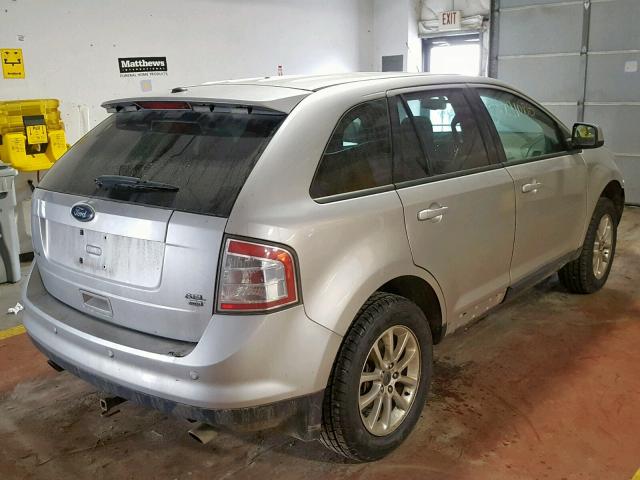 2FMDK4JC5ABA40551 - 2010 FORD EDGE SEL SILVER photo 4