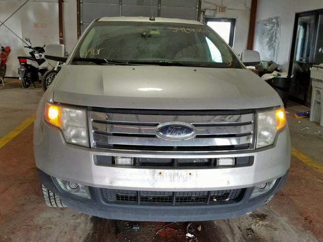 2FMDK4JC5ABA40551 - 2010 FORD EDGE SEL SILVER photo 9