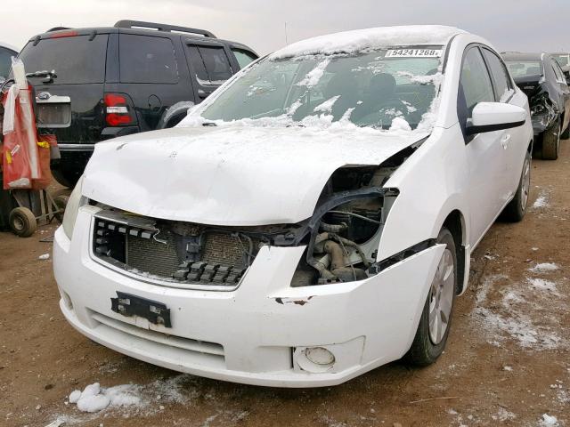 3N1AB61E58L685125 - 2008 NISSAN SENTRA 2.0 WHITE photo 2