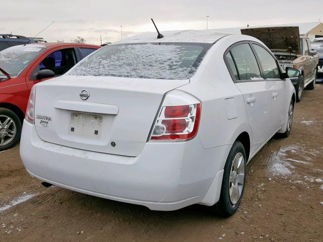 3N1AB61E58L685125 - 2008 NISSAN SENTRA 2.0 WHITE photo 4