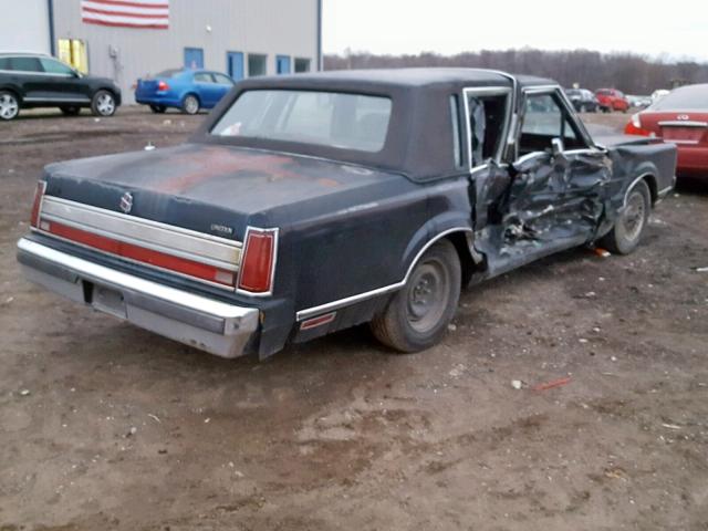 1LNBM81F8KY607116 - 1989 LINCOLN TOWN CAR BLACK photo 4