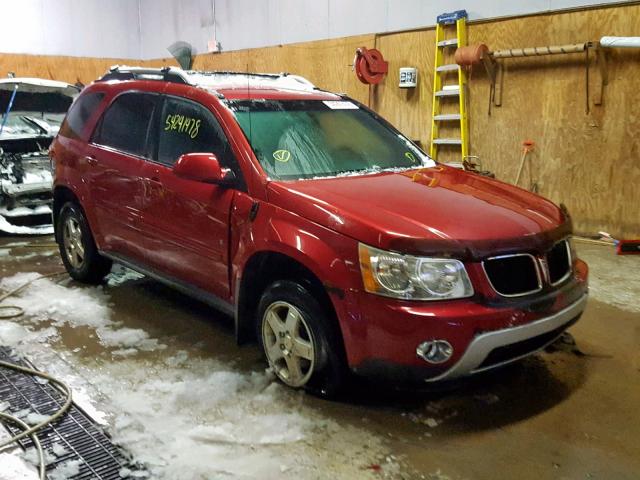 2CKDL73F266044124 - 2006 PONTIAC TORRENT RED photo 1