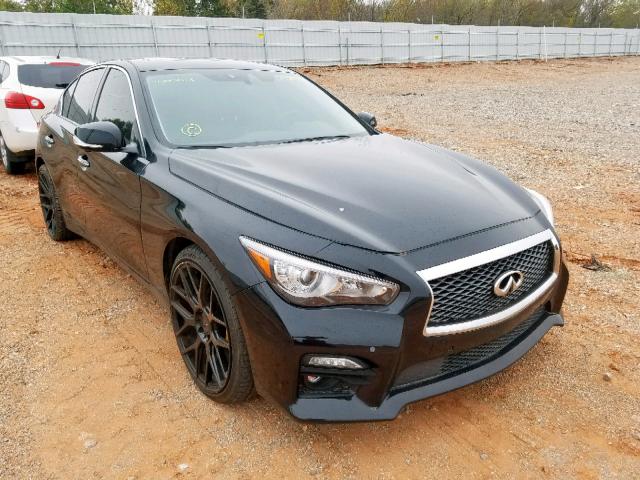 JN1BV7ARXFM396118 - 2015 INFINITI Q50 BASE BLACK photo 1