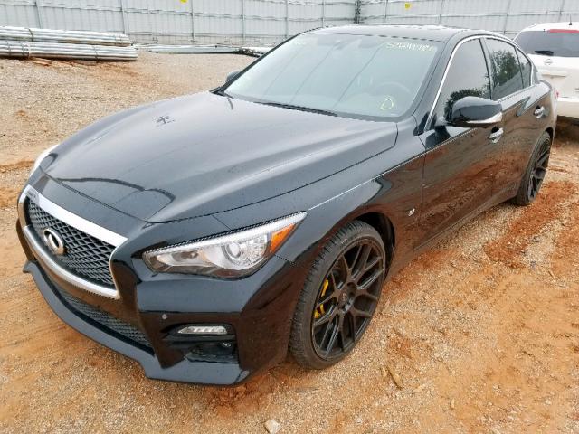 JN1BV7ARXFM396118 - 2015 INFINITI Q50 BASE BLACK photo 2