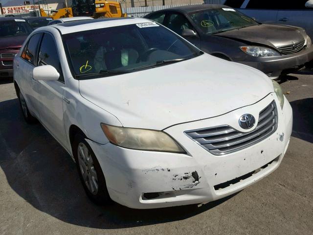 4T1BB46K19U069719 - 2009 TOYOTA CAMRY HYBR WHITE photo 1