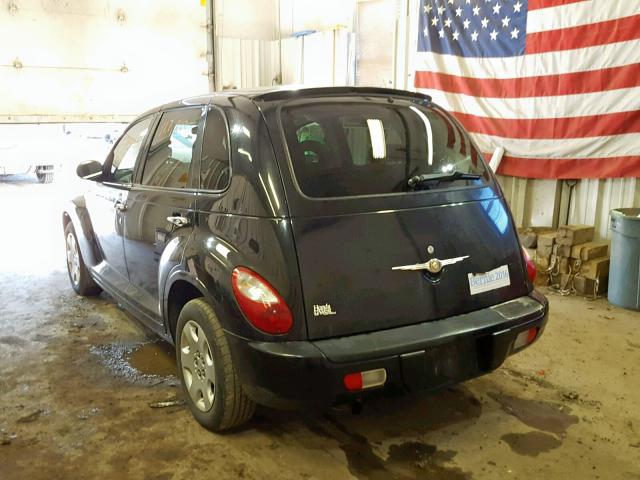 3A4FY58B77T631020 - 2007 CHRYSLER PT CRUISER BLACK photo 3