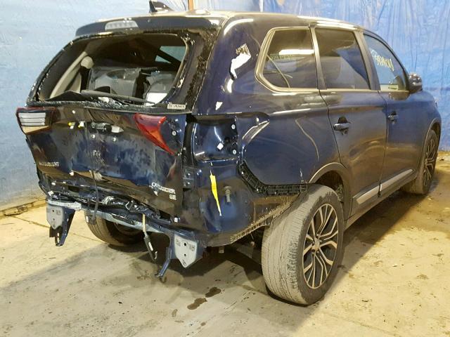 JA4AZ3A31JJ001667 - 2018 MITSUBISHI OUTLANDER BLUE photo 4