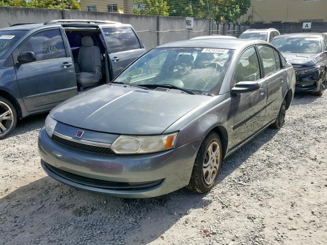 1G8AJ52FX4Z206146 - 2004 SATURN ION LEVEL GRAY photo 2